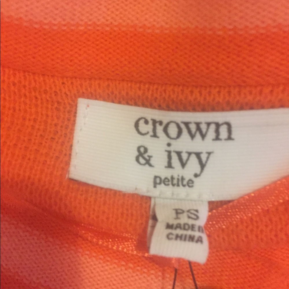 Petite small, orange cardigan by Crown and Ivey - Picture 6 of 8